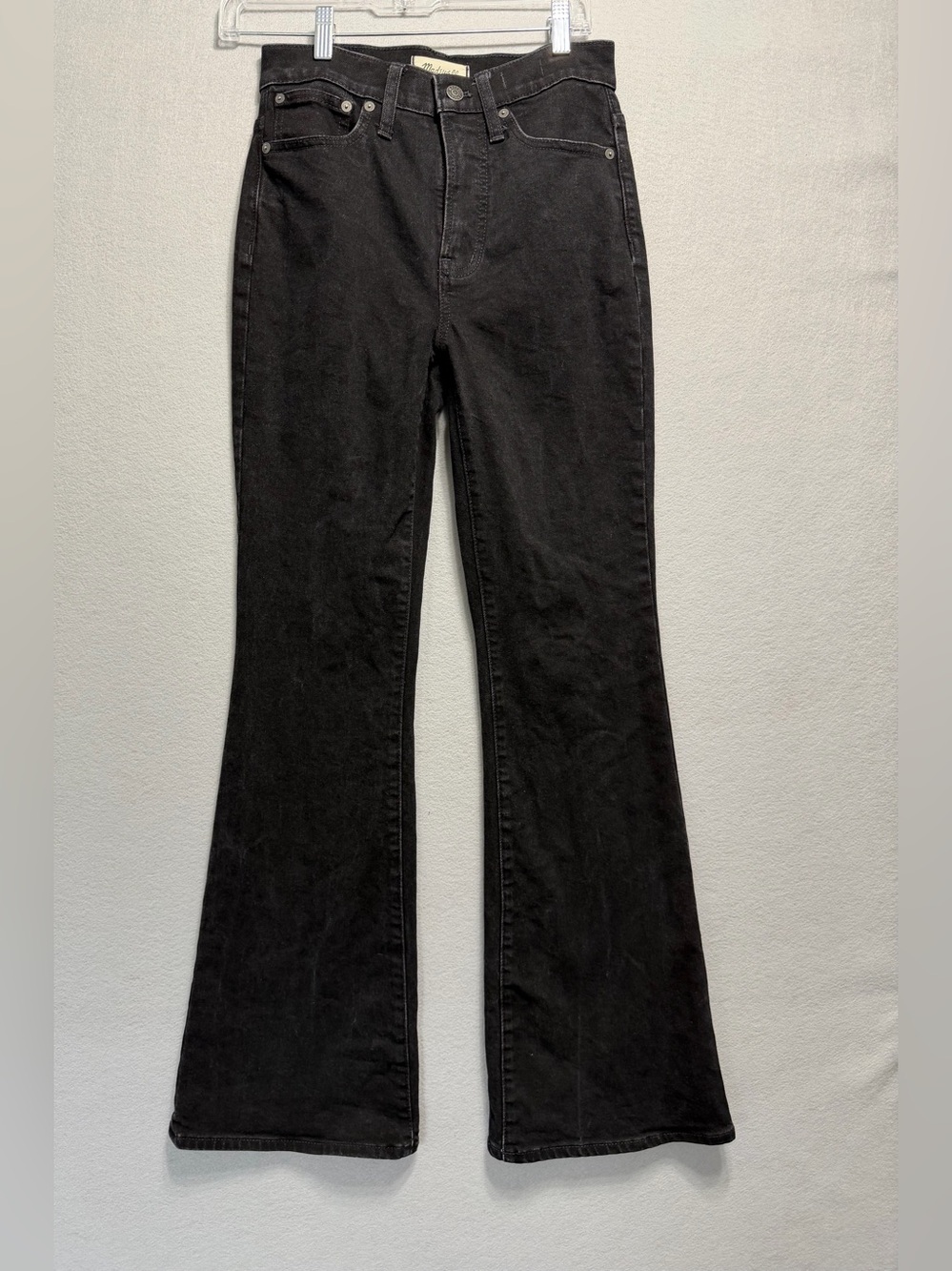 Madwell The Perfect Vintage Flare Jeans s24 Women’s Black High Rise Denim